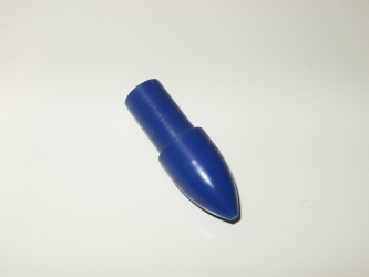 Endstück blau für Ulma Sturzbügel/Stoßstange Vespa