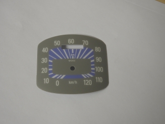 Tachometer Ziffernblatt Lichtecht 3.Serie Vespa GS/3 T2 /3 /4 VDO